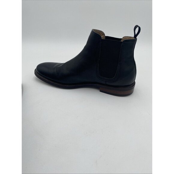 Men Aston Grey Black Leather Chelsea Boot Sz 9.5 Model 2705 Pagliaga Ankle Boots main image 7